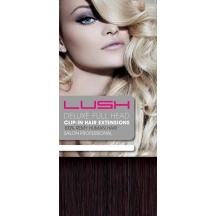 22" Deluxe Double Wefted Clip In Human Hair Extensions #99J Deep Red Wine 22" Deluxe Double Wefted Clip In Human Hair Extensions #99J Deep Red Wine